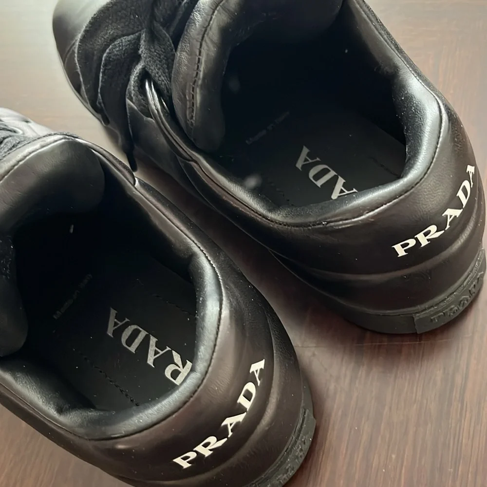 PRADA Nappa Soft leather sneakers - Picture 8 of 14